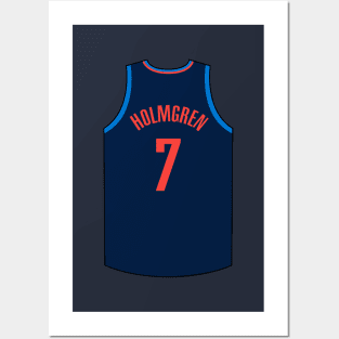 Chet Holmgren Oklahoma City Jersey Qiangy Posters and Art